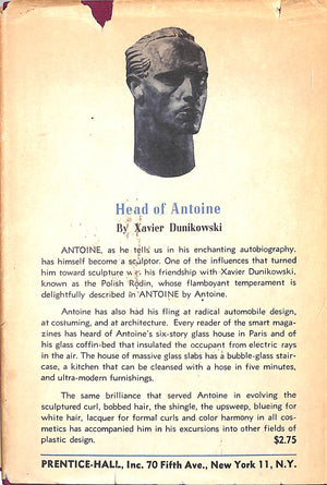 "Antoine (INSCRIBED) w/ Intro by Lady Mendl" 1945 (SOLD)