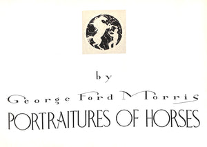 "Portraitures Of Horses" 1952 MORRIS, George Ford (SOLD)