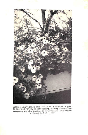 "Week End Gardening: A Book Designed To Be Useful To Amateur Flower Growers Whose Gardening Time Is Limited" 1935 PATTERSON, Sterling