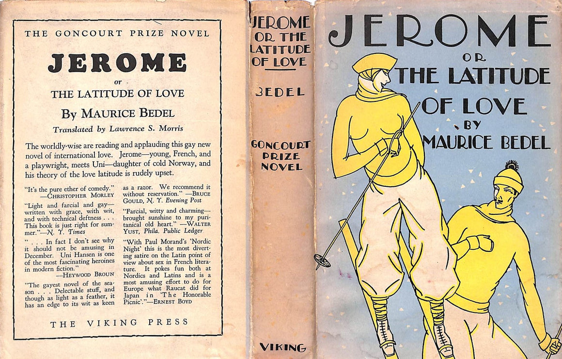 "Jerome Or The Latitude Of Love" 1928 BEDEL, Maurice