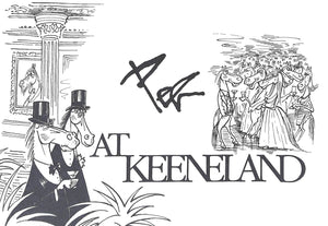 "Peb At Keeneland" 1986 BELLOCQ, Pierre (INSCRIBED)
