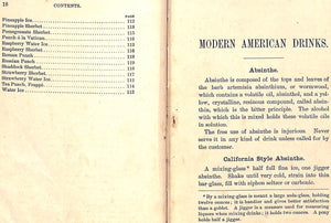 "Modern American Drinks: How To Mix And Serve All Kinds Of Cups And Drinks" 1900 KAPPELER, George J.