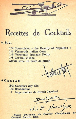 "Cocktails De Paris" 1929 RIP [Georges-Gabriel THENON]
