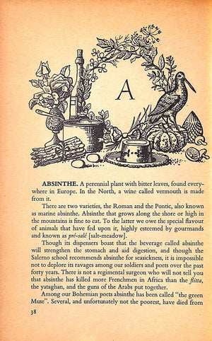 "Alexandre Dumas' Dictionary Of Cuisine" 1958 COLMAN, Louis [edited, abridged, translated by]