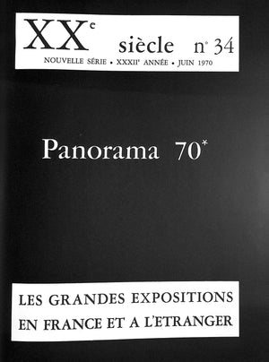 "XX Siecle: Panorama 70: XXXIV" w/ Original Lithographs by Chagall and Soulages