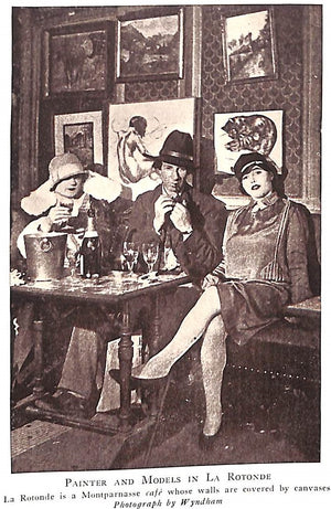 "Paris Salons Cafes, Studios: Everything About Everybody In Paris" 1928 HUDDLESTON, Sisley