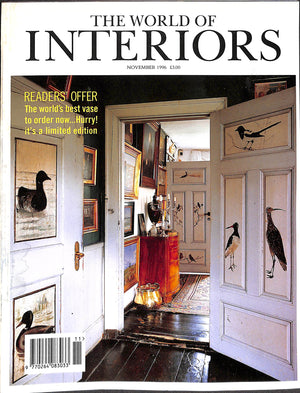 "The World Of Interiors: November 1996" (SOLD)