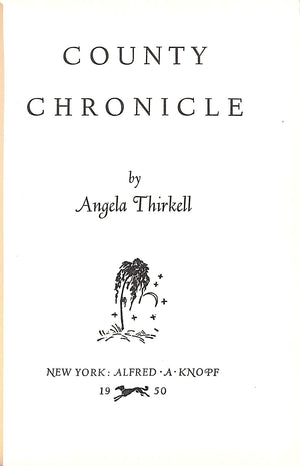 "County Chronicle" 1950 THIRKELL, Angela