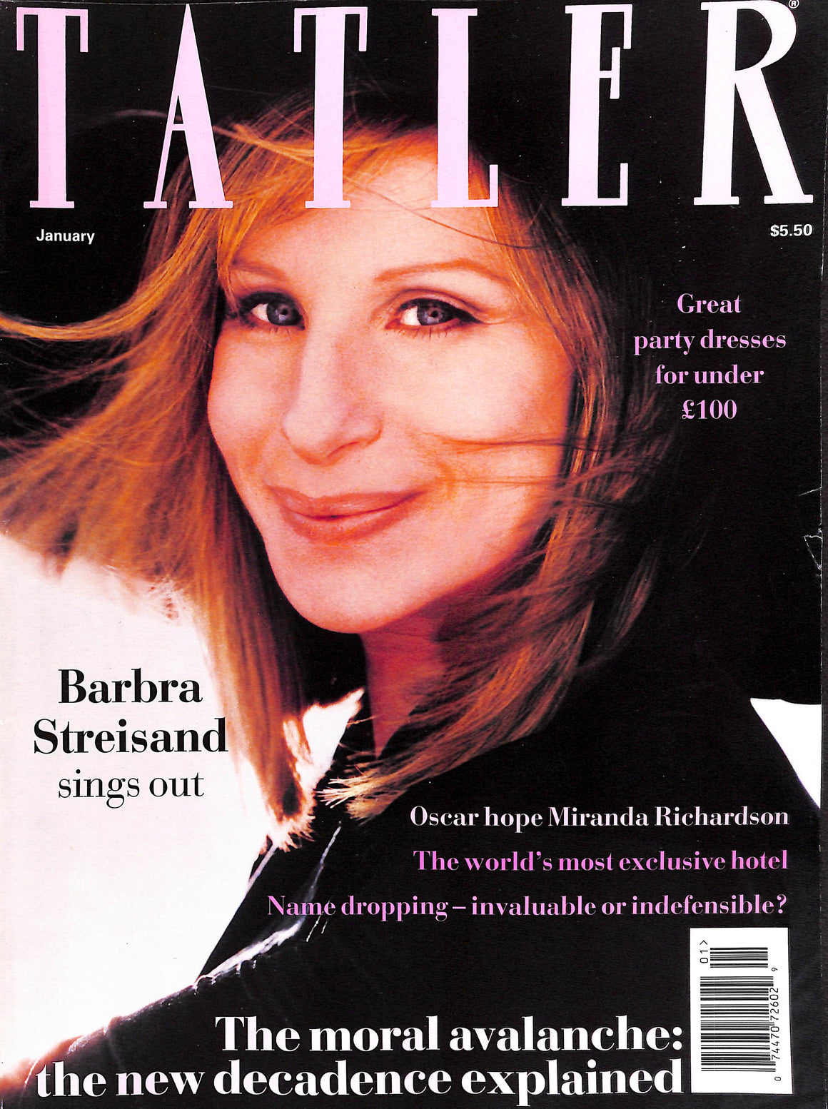 Tatler w/ Barbra Streisand January 1994