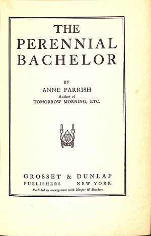 "The Perennial Bachelor" 1926 PARRISH, Anne