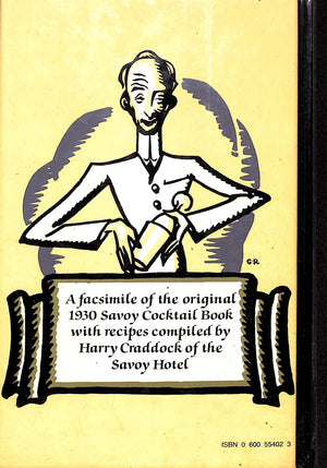"The Savoy Cocktail Book" 1987 (SOLD)