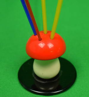 6 Umbrella Toothpick Holder On Mushroom Stand