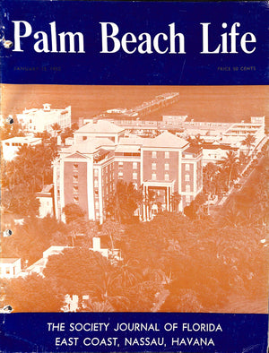 Palm Beach Life Magazine January 15, 1952