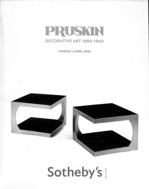 Pruskin Decorative Art 1880-1960 - 2 April 2008 Sotheby's