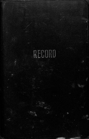 Menu Record Book