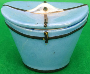 Porcelain 19th Century Hat Box