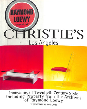 "Innovators Of Twentieth Century Style" 2001 Christie's Los Angeles