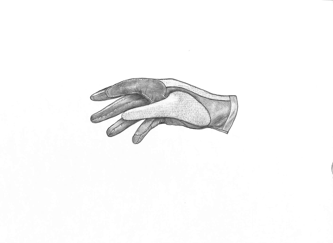 Thornhill Brown Glove Graphite Drawing