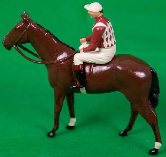 Britains Lead Jockey on Racehorse Made in England