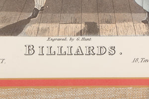 "Billiards" 1825 PYNE, Willian Henry (SOLD)