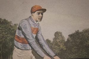 "Jockey Up On Racehorse" by Harrington Bird (1846-1936)