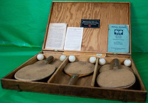 "Abercrombie & Fitch c1931 Table Tennis Boxed Set Boxed Set"
