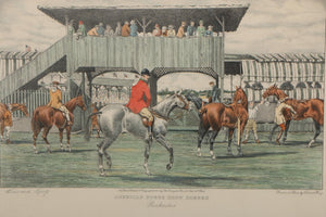 Edward King Lithograph "American Horse Show Scenes, Rochester"