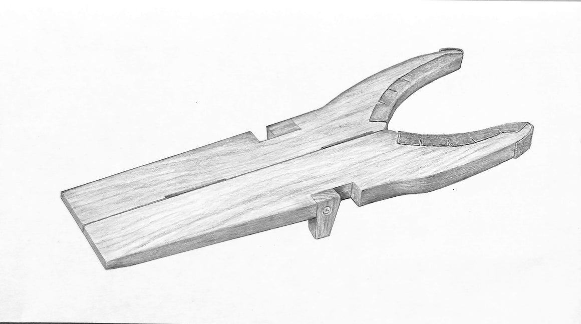 Boot Jack Graphite Drawing