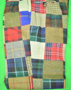 "The Andover Shop Patch Tweed/ Tartan Trousers" Sz: 42 (SOLD)
