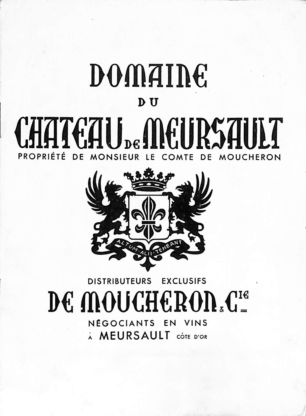 Domaine du Chateau de Meursault