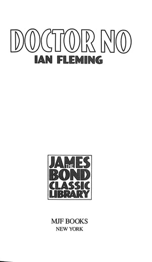 "Doctor No" 1986 FLEMING, Ian