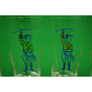 "Set Of 6 Jockey c1950s Highball Cocktail Glasses"