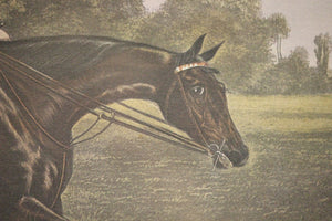 "Jockey Up On Racehorse" by Harrington Bird (1846-1936)