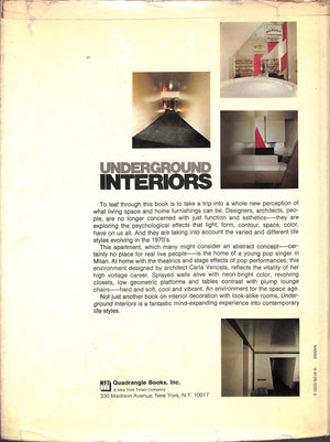 "Underground Interiors: Decorating For Alternate Life Styles" 1972 (SOLD)