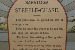 Saratoga Steeple-Chase c.1920's Board Game