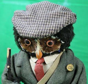 The London Owl Co For Abercrombie & Fitch 'The Gamekeeper' w/ A&F Badge/ Walking  Stick & Houndstooth Cap