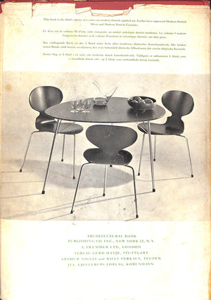 "Modern Danish Furniture L'Art Mobilier Moderne Danois" 1956