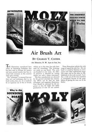 Paul Brown Polo Cover of Printers Ink Monthly April 1934