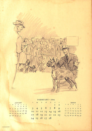 Paul Brown Brooks Brothers Calendar 1946
