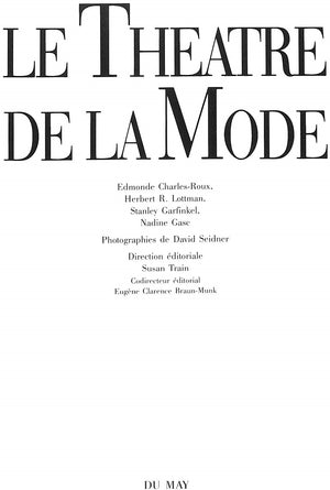 "Theatre De La Mode" 1990 TRAIN, Susan, SEIDNER, David