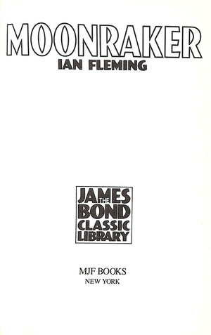 "Moonraker" 1983 FLEMING, Ian