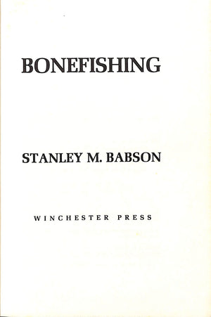 "Bonefishing" 1973 BABSON, Stanley M.