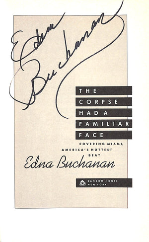 "The Corpse Had A Familiar Face" 1987 BUCHANAN, Edna