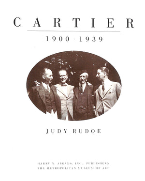 "Cartier 1900-1939" 1997 RUDOE, Judy