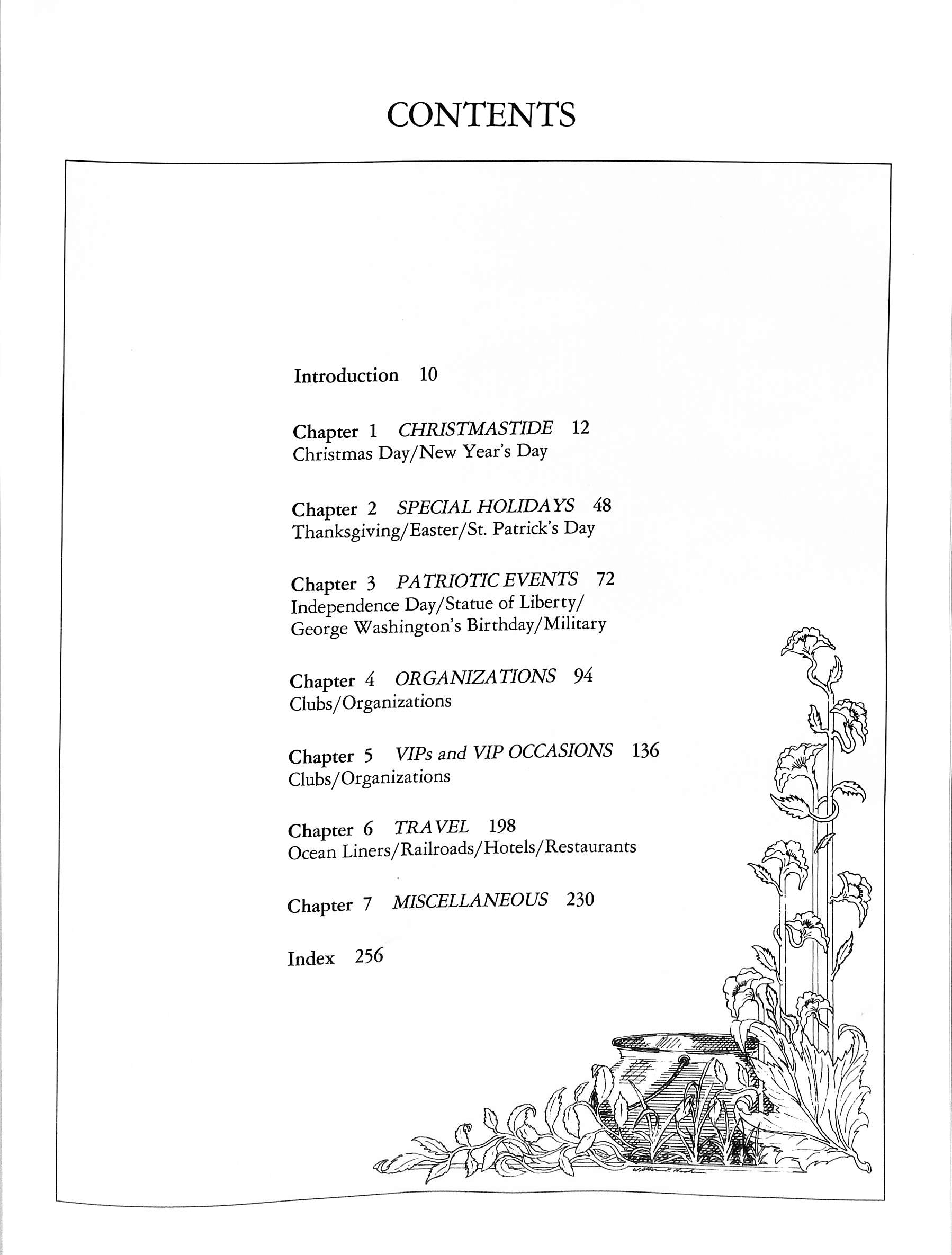 Traditional Program Menu Design Classic Menu Design