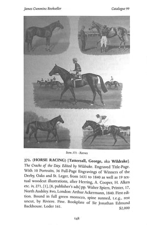 James Cummins Angling/ Sporting Rare Books #99 Catalog