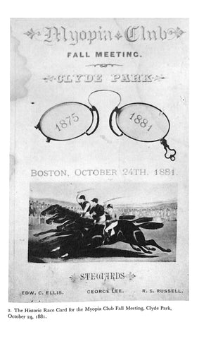 "Myopia 1875-1975: A Centennial Chronicle" WEEKS, Edward (SOLD)