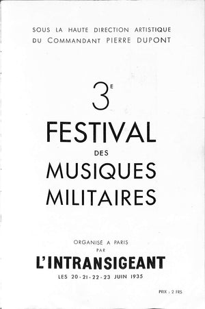 3e Festival des Musiques Militaires