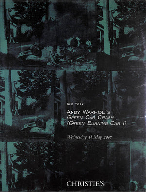 "Andy Warhol's Green Car Crash (Green Burning Car I)" 2007 Christie's (SOLD)