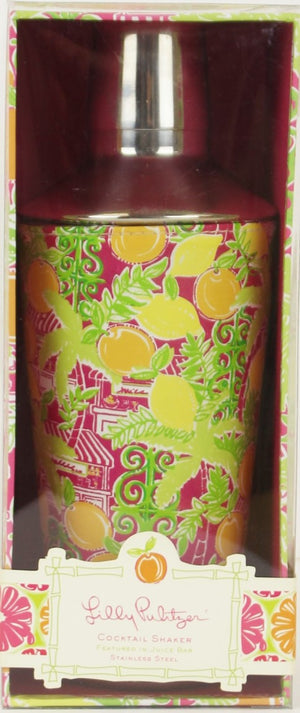 "Lilly Pulitzer 'Juice Bar' Cocktail Shaker" (New/ Old Stock)